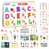 Clapjoy Velcro Book Preschool Busy Book Toddler, Kids/Children 16 Activities, | Quiet Book | Preschool Learning Montessori Toys,