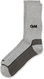 Gm 1 Polyester Cricket Socks Free Size (Grey/Black)