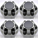 Set of 4 Replacement Aftermarket Center Caps Hub Cover (Fits Chevy & GMC Only 6 Lug Wheels) 16 & 17 Inch Wheel - Part Number: IW