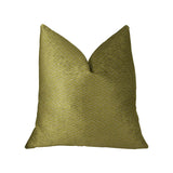Plutus Brands Plutus Nesting Zigzag Handmade Throw Pillow, 12 X 20, Yellow/Cream