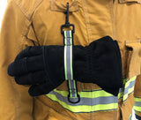 LINE2design Firefighter Glove Strap - Emergency Rescue Turnout Gear Heavy Duty Reflective Gloves Safety Leash - First Responders