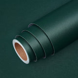 LaCheery Emerald Green Peel and Stick Wallpaper Textured Matte Green Removable Wallpaper for Bedroom Solid Color Self Adhesive C