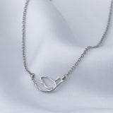 Mindfully Living Pewter Necklace