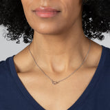 Mindfully Living Pewter Necklace