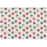 Rainbow Ombre Paws Kitchen Linens