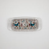 Festival Pet Glass Butter Dish