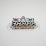 Festival Pet Glass Butter Dish