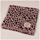 C&C™ Home Leopard Knit Baby Blanket