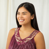 Block Printed Sleeveless Top