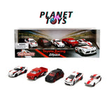 Majorette Toyota Racing 1:64 Scale Die-Cast Metal Vehicle 5-Pack