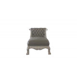 96275 Chaise W/1 Pillow - Vintage Bone White & Pu
