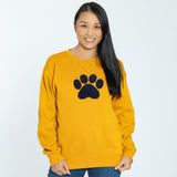 Chenille Paw Print Sweatshirt