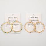 Gold-Plated Bohemian Crystal Earrings