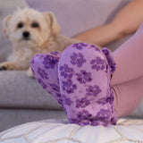 Super Cozy™ Leopard Paw Slippers With Large Bow