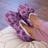 Super Cozy™ Leopard Paw Slippers With Large Bow