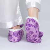 Super Cozy™ Leopard Paw Slippers With Large Bow