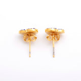 Our Hearts Are With Ukraine Gold Plated Earrings