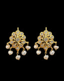 DLN1131 Moissanite Polki Rani haar with pearls ( READY TO SHIP )