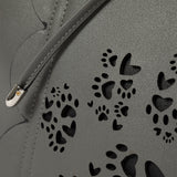 Bow & Hearts Paw Print Handbag