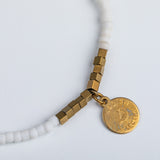 Iraqi Single Charm Beaded Bracelet