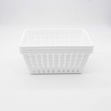 4-Pc Large Basket Set 11 X 7 X 4 White