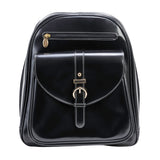 M Series | MOLINE | Leather Business Laptop Tablet Backpack Black