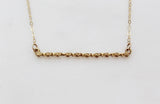 Rose Bar Necklace