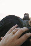 Maria Auspice Ring in Gold Vermeil