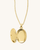 Oval Locket Necklace