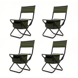 4-Piece: Folding Outdoor Chair with Storage Bag