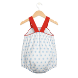 Red, White, and Stars Bubble Romper