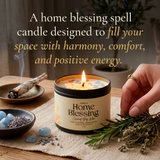 Home Blessing Candle — 8‑oz Harmony & Protection