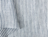 100% Linen Woven Fabric - Pre-Washed Soft Touch - Lightweight Varied Vertical Stripe Patterns - 51~52Wide - Ideal for Sewing