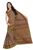Tamaira Fashion Womens Plain Cotton Saree (2225_Green)