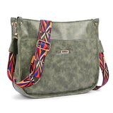 Adisa Trendy Hobo Shoulder Handbag For Women And Girls With Crossbody Sling Belt (Ad4082-Grn),Green,,B0DXCWBGVM