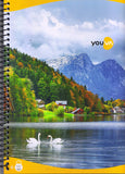 Youva The Original Doodle Series Spiral Logbook Pages 240