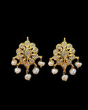 DLN1131 Moissanite Polki Rani haar with pearls ( READY TO SHIP )