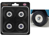 35 Inch Offroad Wheel and Tire Set of 4 pieces from 1967 Chevrolet K10 Pickup Truck for 1/18 Scale Models by ACME