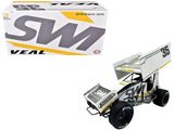 Winged Sprint Car #35 Jamie Veal SWI Earthworks White (2025) 1/18 Diecast Model Car by ACME