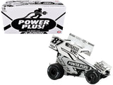 Winged Sprint Car #87 Aaron Reutzel Power Plus White (2026) 1/18 Diecast Model Car by ACME
