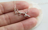 Begin Again necklace in Sterling Silver