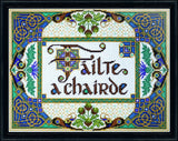 Tobin Failte a Chairde (Welcome Friends), x 10 Counted Cross Stitch Kit, Multicolor