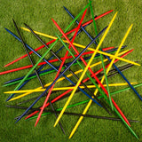Jumbo Pick Up Sticks Classic Wooden Game, Outdoor or Indoor Fun Strategy and Coordination Game for Adults and Kids by Hey! Play!