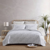 Tommy Bahama - Twin Quilt Set, Reversible Cotton Bedroom Decor with Matching Sham, Tropical Bedding with Textured Reverse (Distr