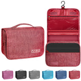 YEMEDA Toiletry Bag Travel Bag with Hanging Hook, Waterproof Capacity Hanging Multifunctional Makeup Bag for Toiletries, Portabl