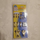 OOK 535622 Professional Picture Hangers Kit, Reusable Art Hooks, Padded, Brass, 10lbs 100lbs (Hangs 14 Pictures)