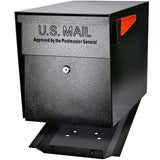 Mail Boss 7106 Curbside Steel Post Mount Security Locking Mailbox, Black, Extra Large, 21 in. D x 11.125 in. W x 13.75 in. H