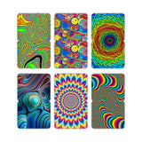 woopme 6 PCs Trippy Magnetic Bookmark for Students Kids Book Lovers Readers Gift Magnetic Page Clips Folding (A4 Size)