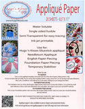 Hugs n Kisses HNKHABY13 Applique Paper (20 Pack)