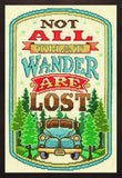 Design Works Crafts Inc. All That Wander, 8 X 12 Counted Cross Stitch Kit, 8 by 12, Multicolor 2900